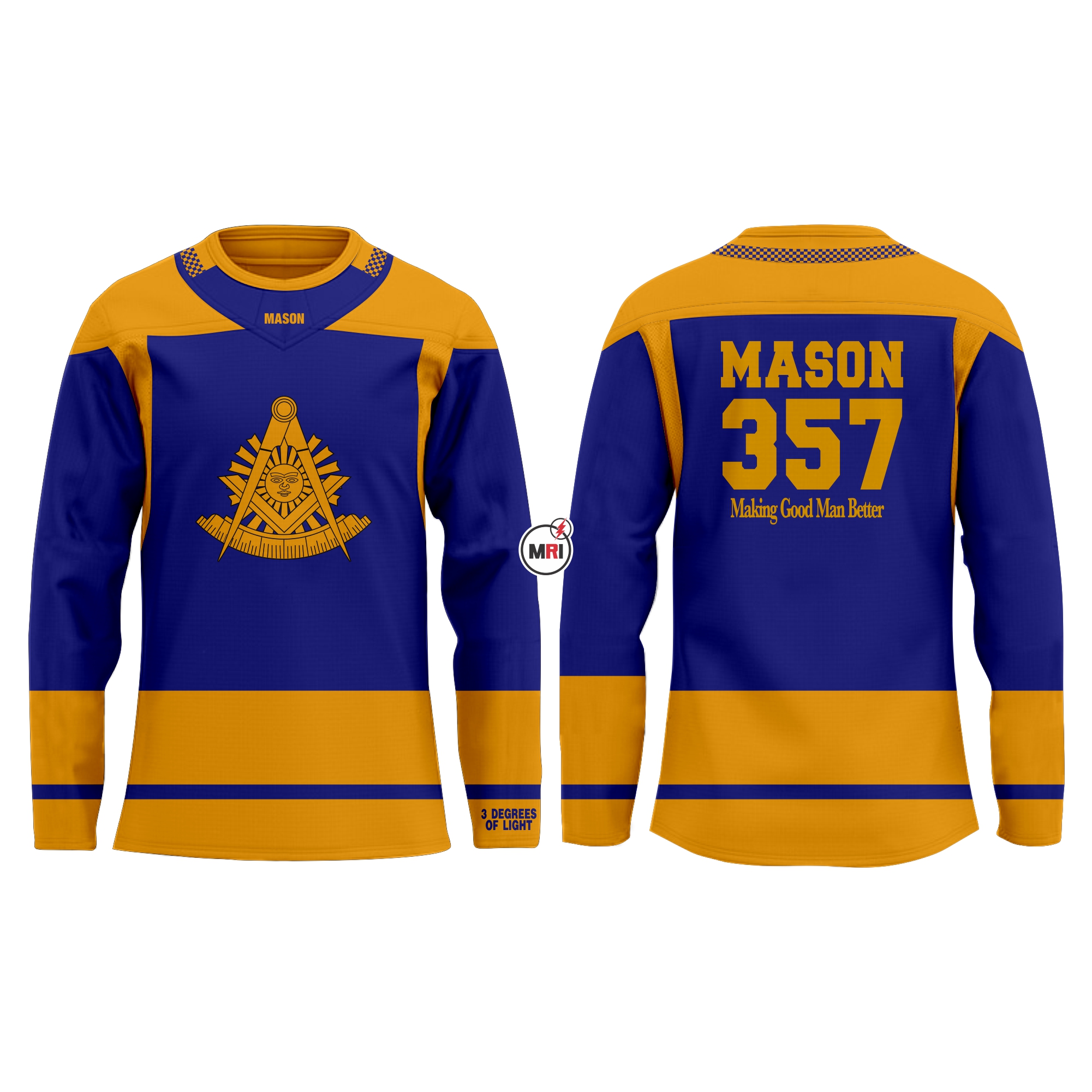 Masonic Sublimated Ice Hockey Jersey