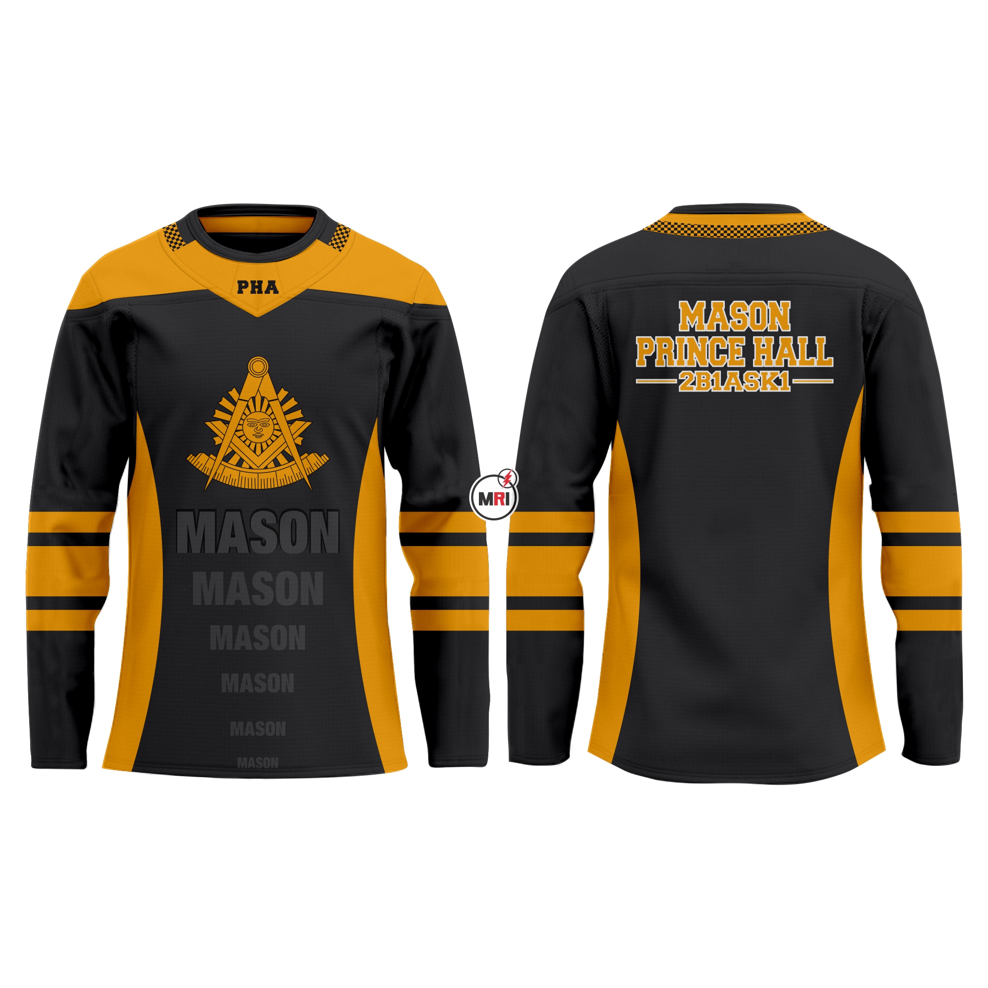 Masonic Sublimated Ice Hockey Jersey