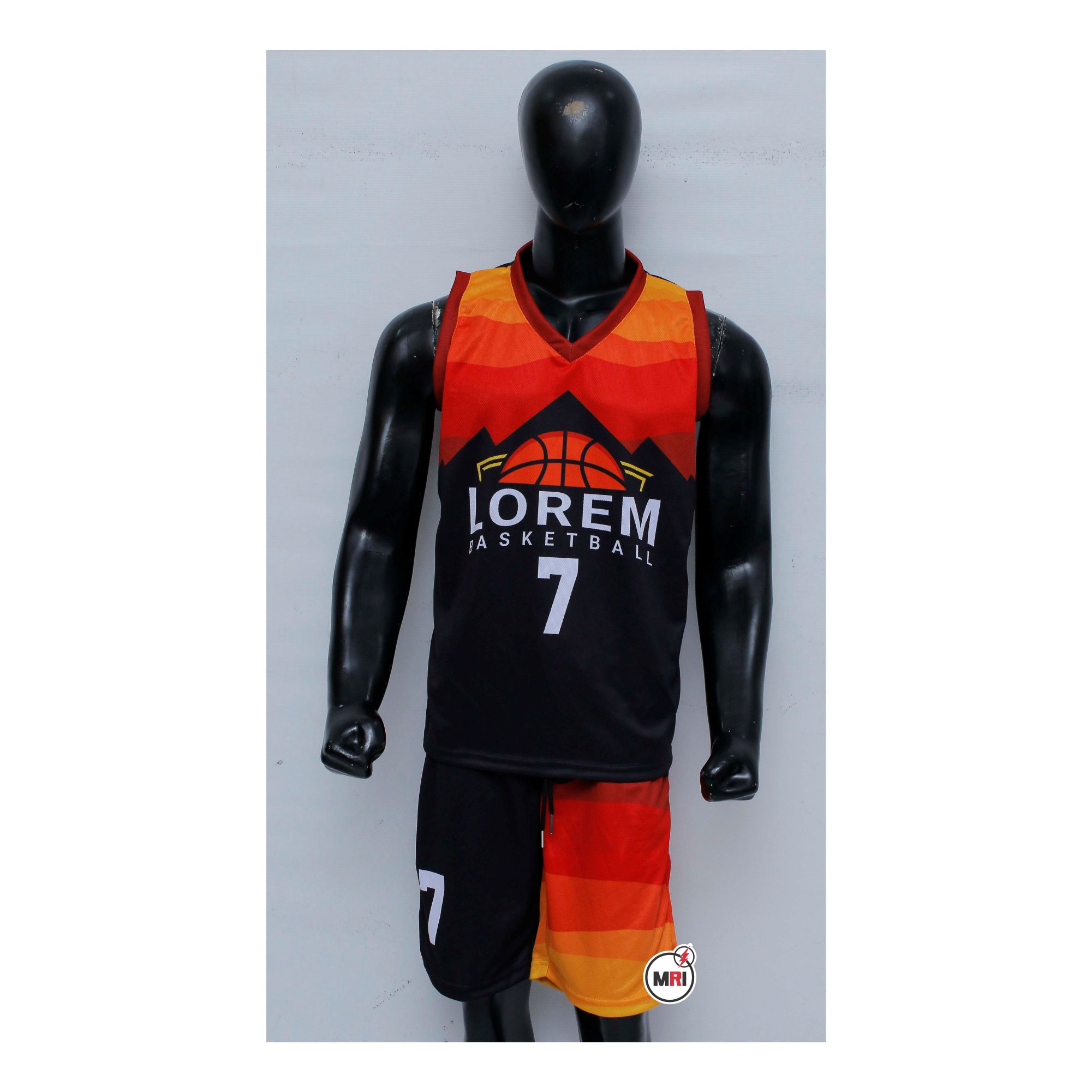 Sublimated Basketball Jersey With Short