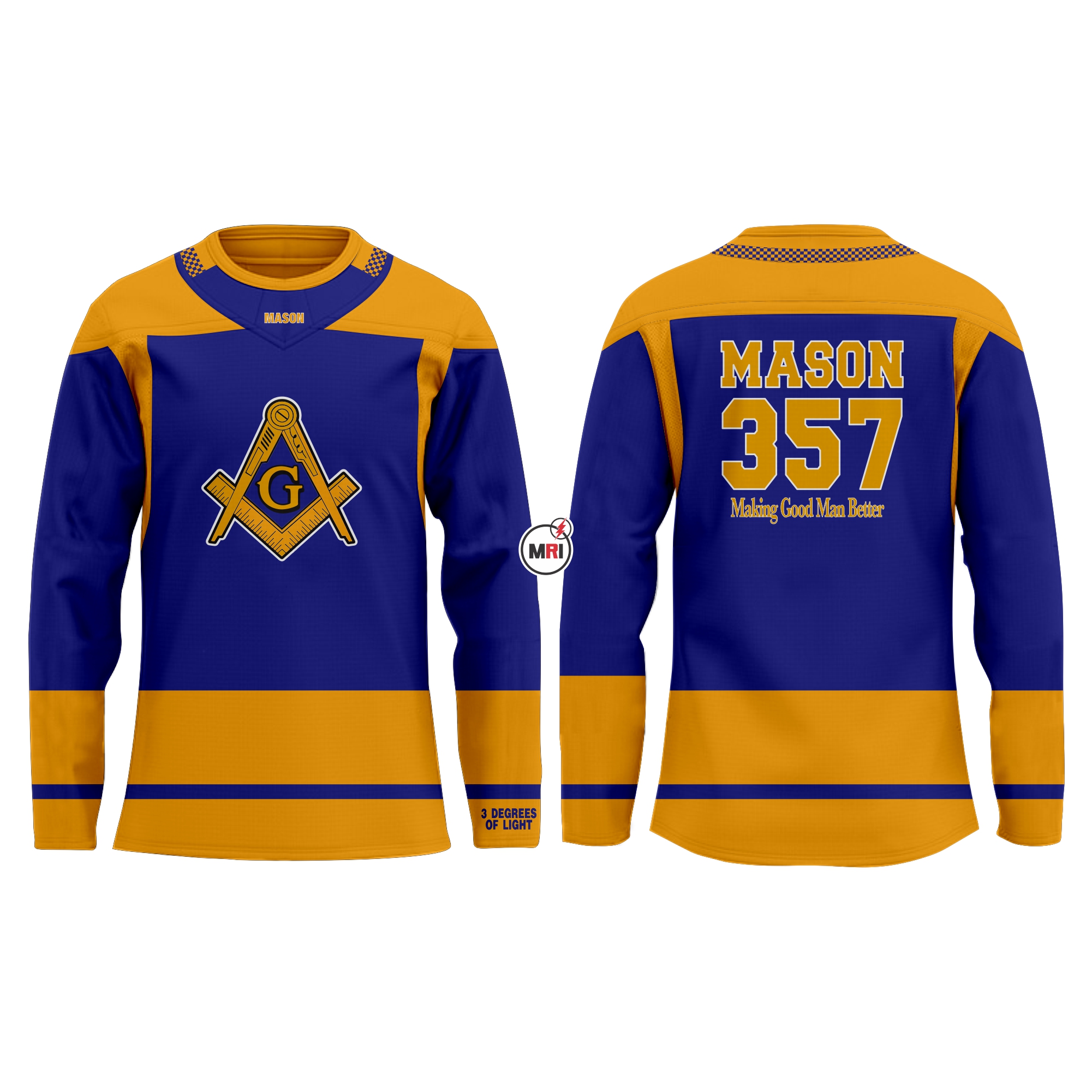 Masonic Sublimated Ice Hockey Jersey