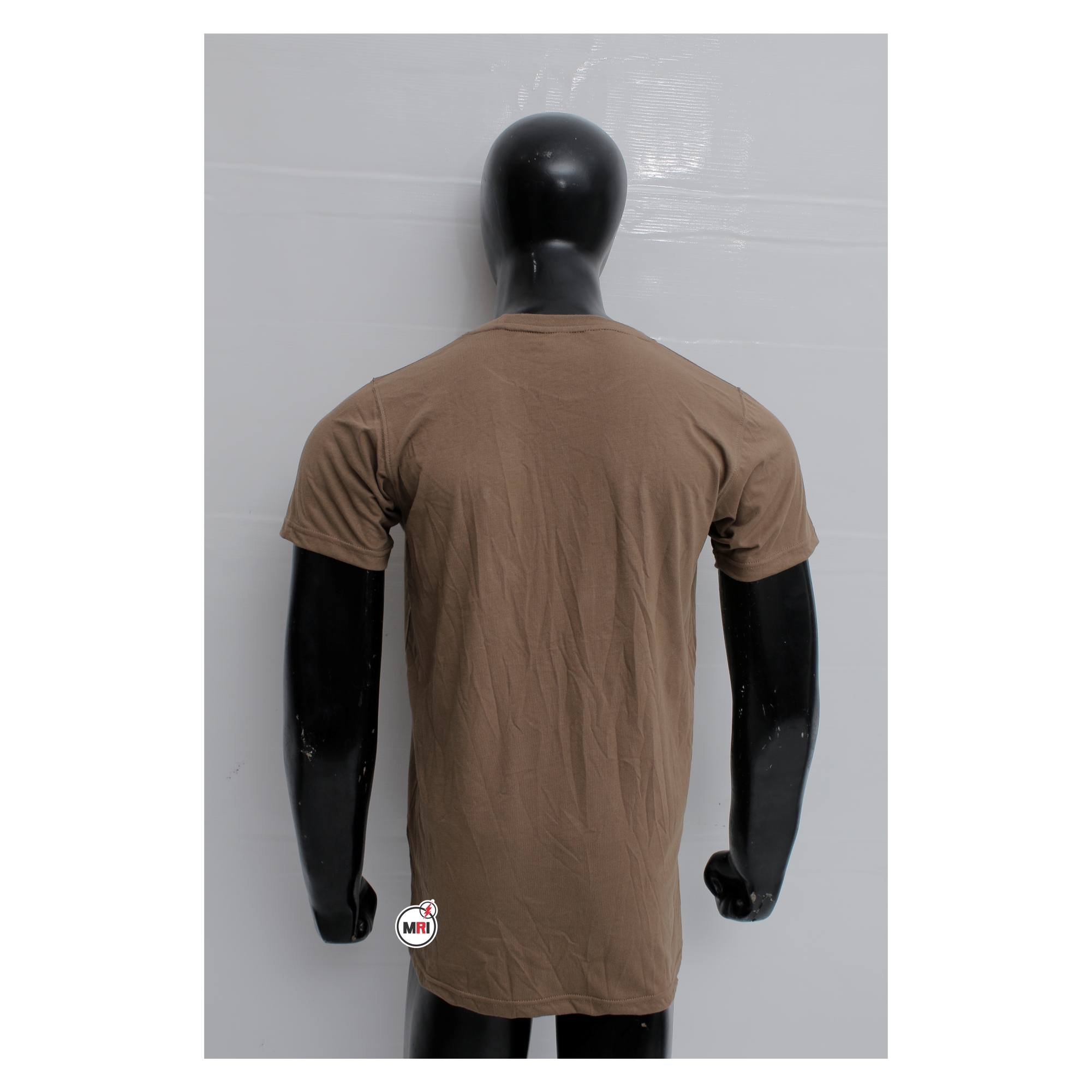 Brown Silicone Print T-Shirt