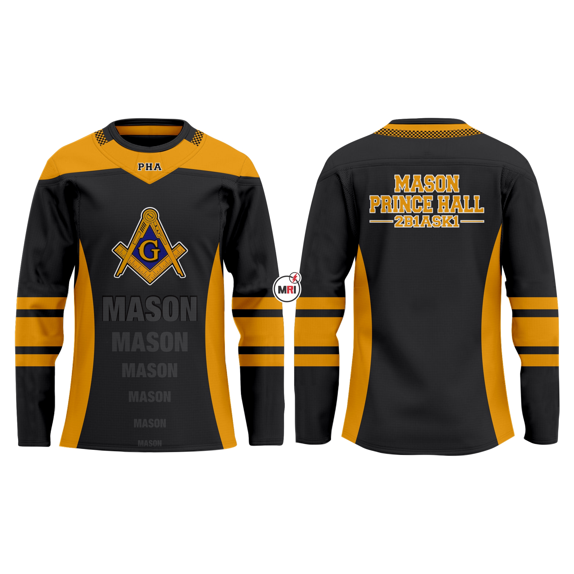 Masonic Sublimated Ice Hockey Jersey