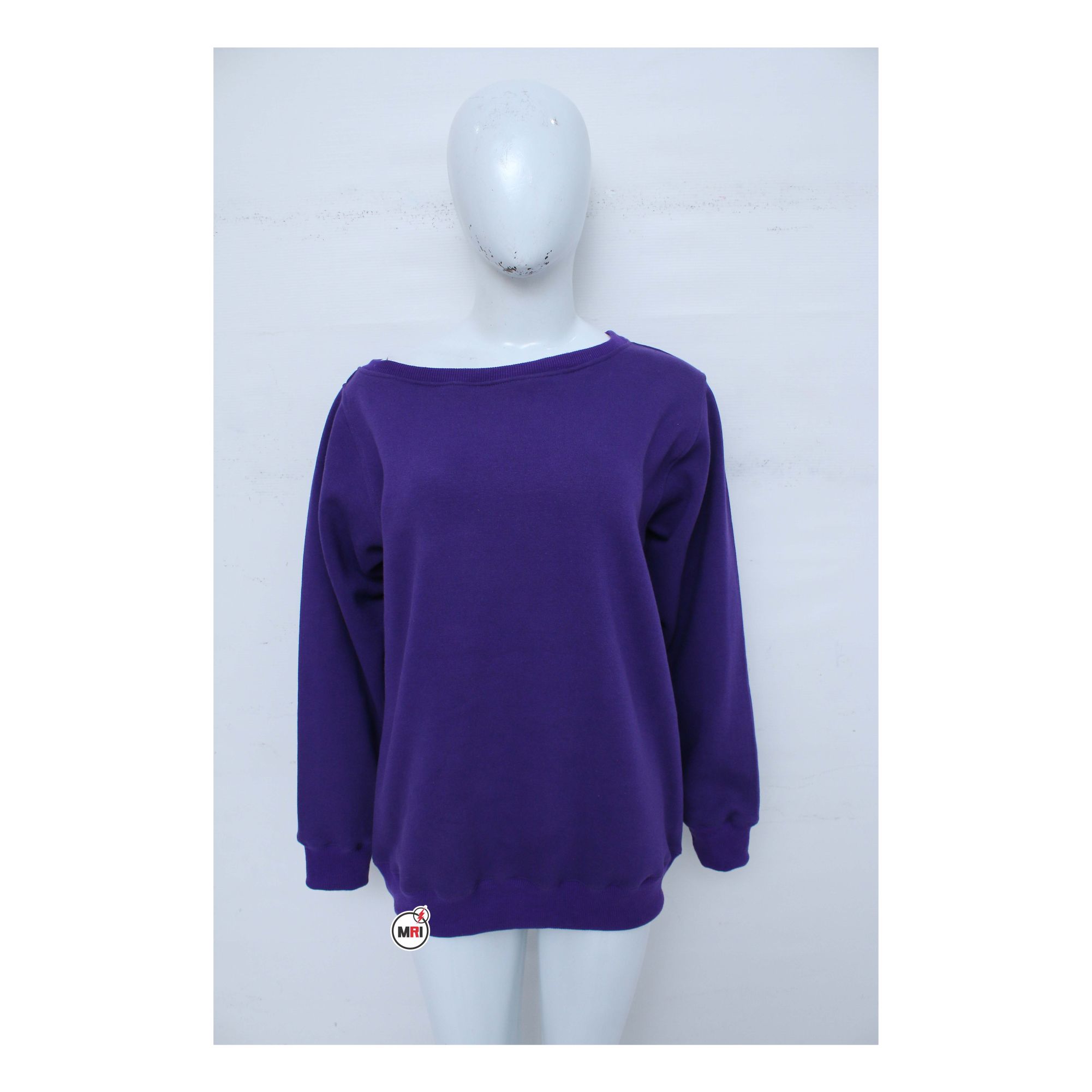 Purple Off Shoulder SweatShirt