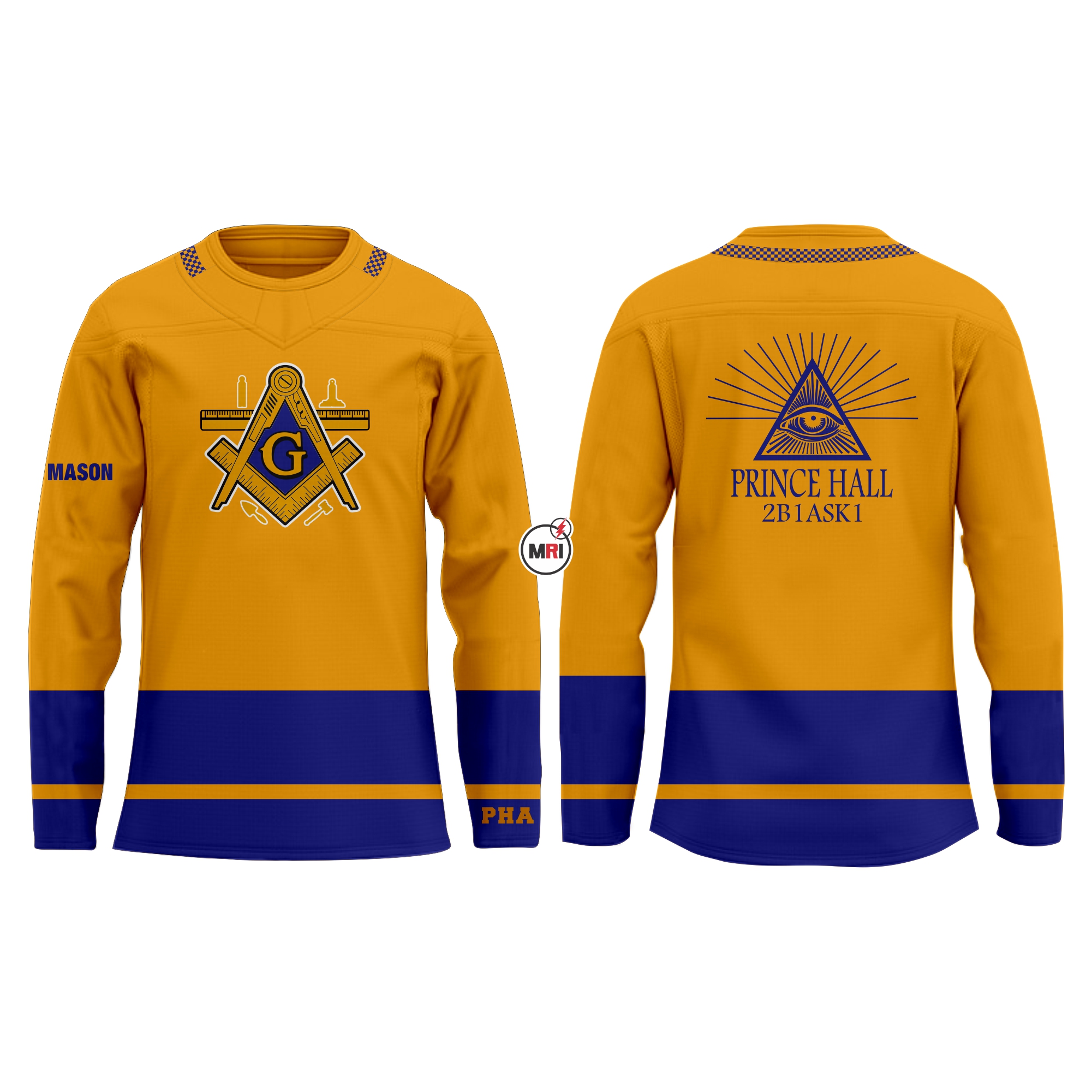 Masonic Sublimated Ice Hockey Jersey