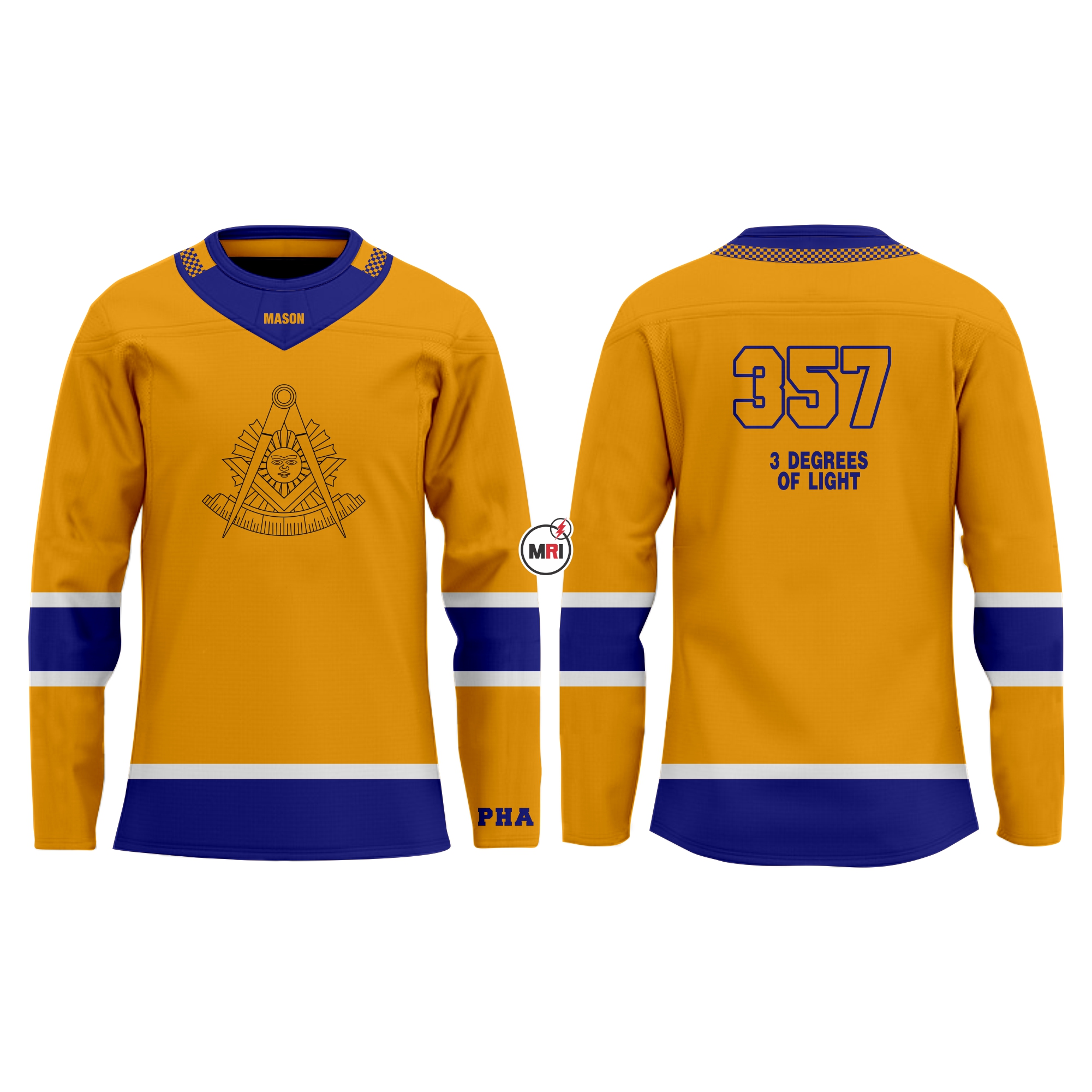 Masonic Sublimated Ice Hockey Jersey