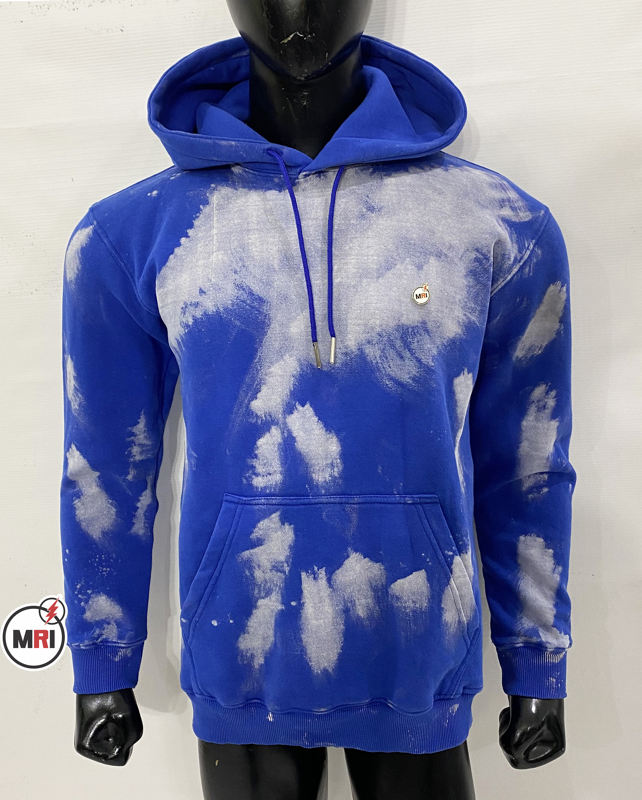 Customized Pullover Pigment Wash Hoodie