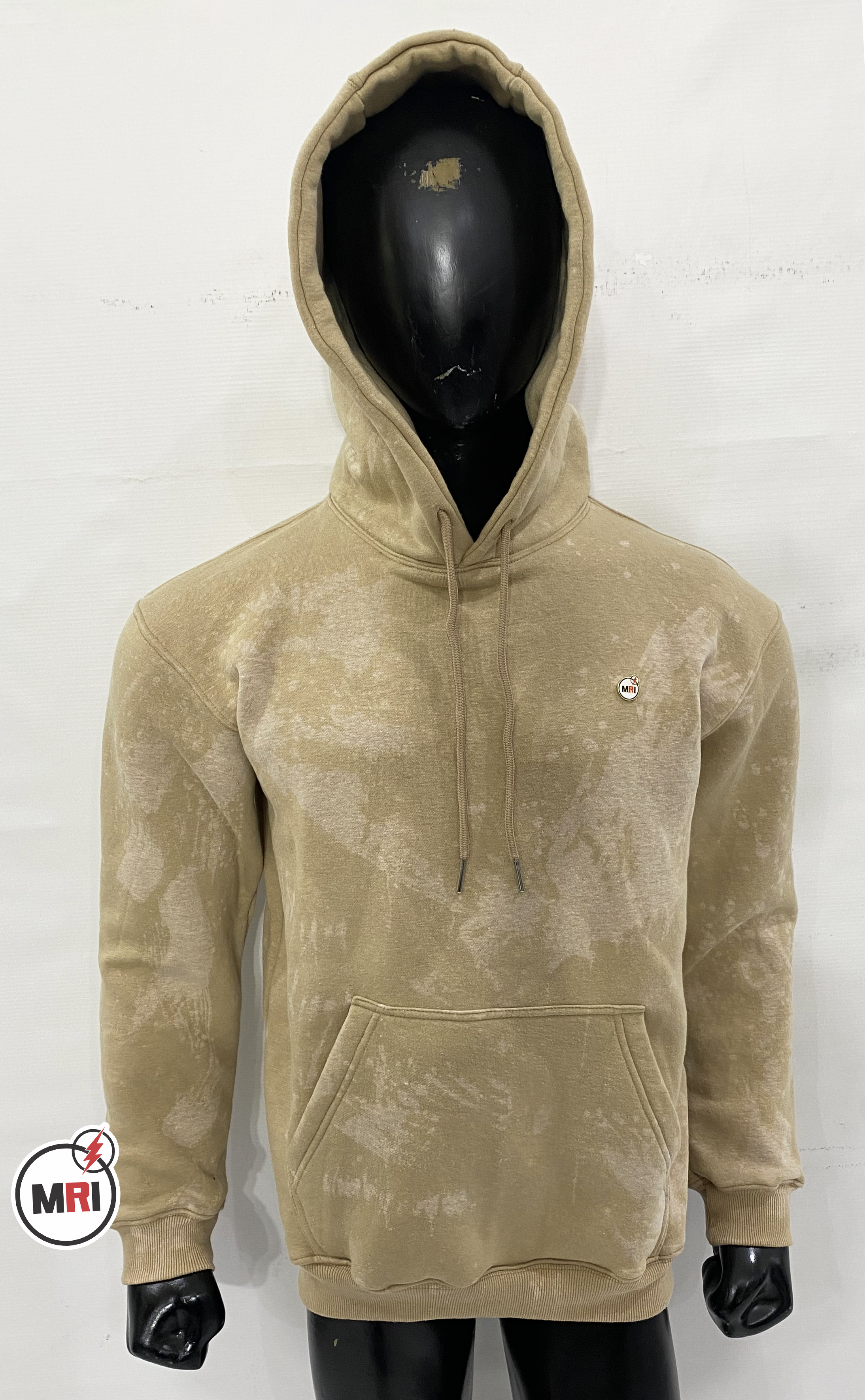 Customized Pullover Pigment wash Hoodie