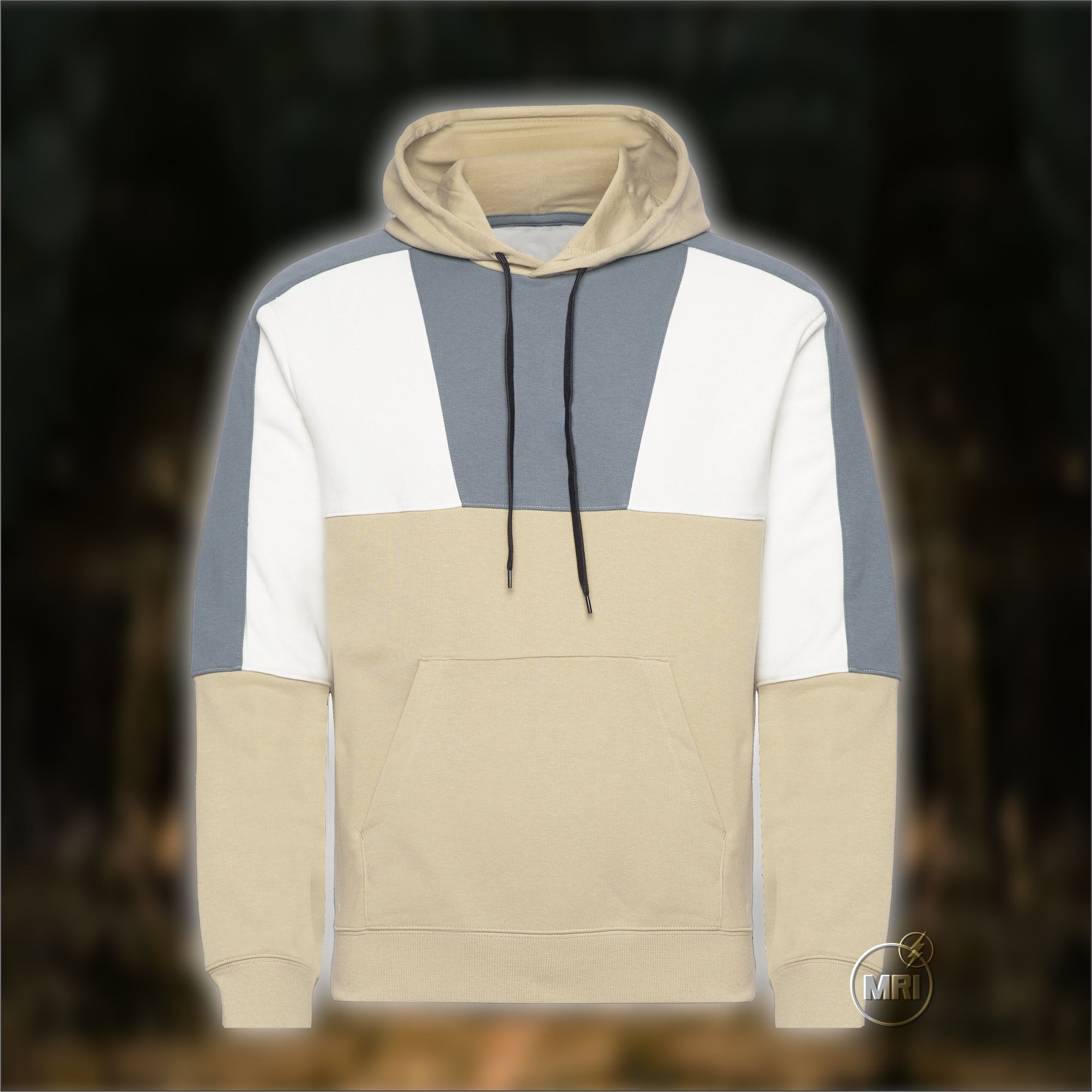 3 Tone Pullover Hoodie