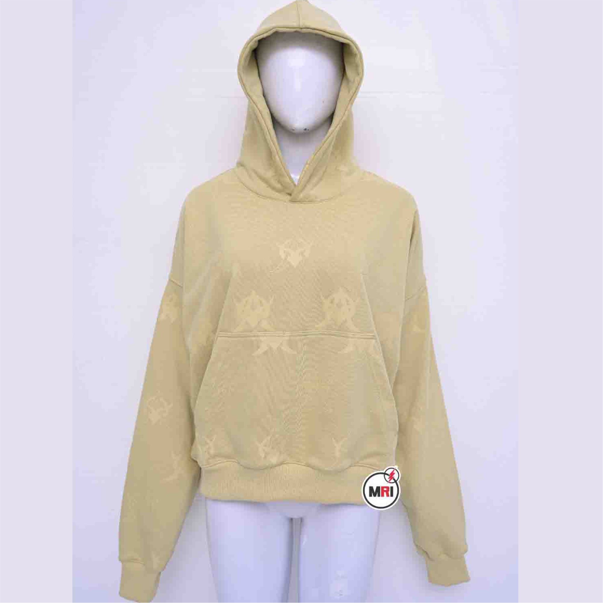 Oversize Drop Shoulder Screen Print Ladies Hoodie