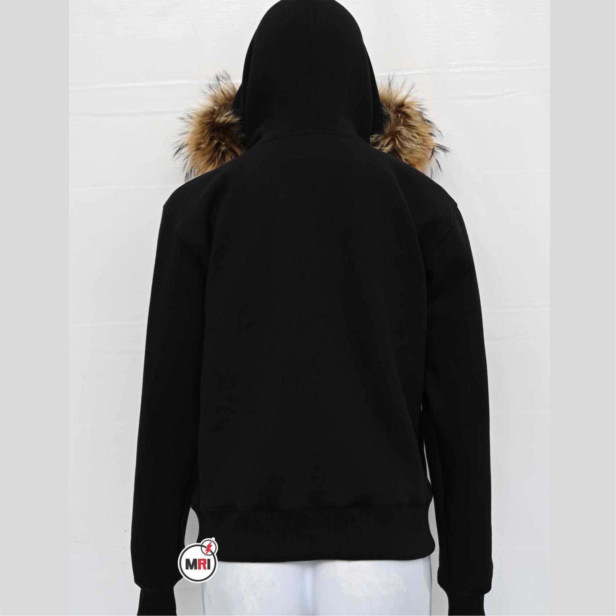 Unique Zipper Style Fur Hoodie