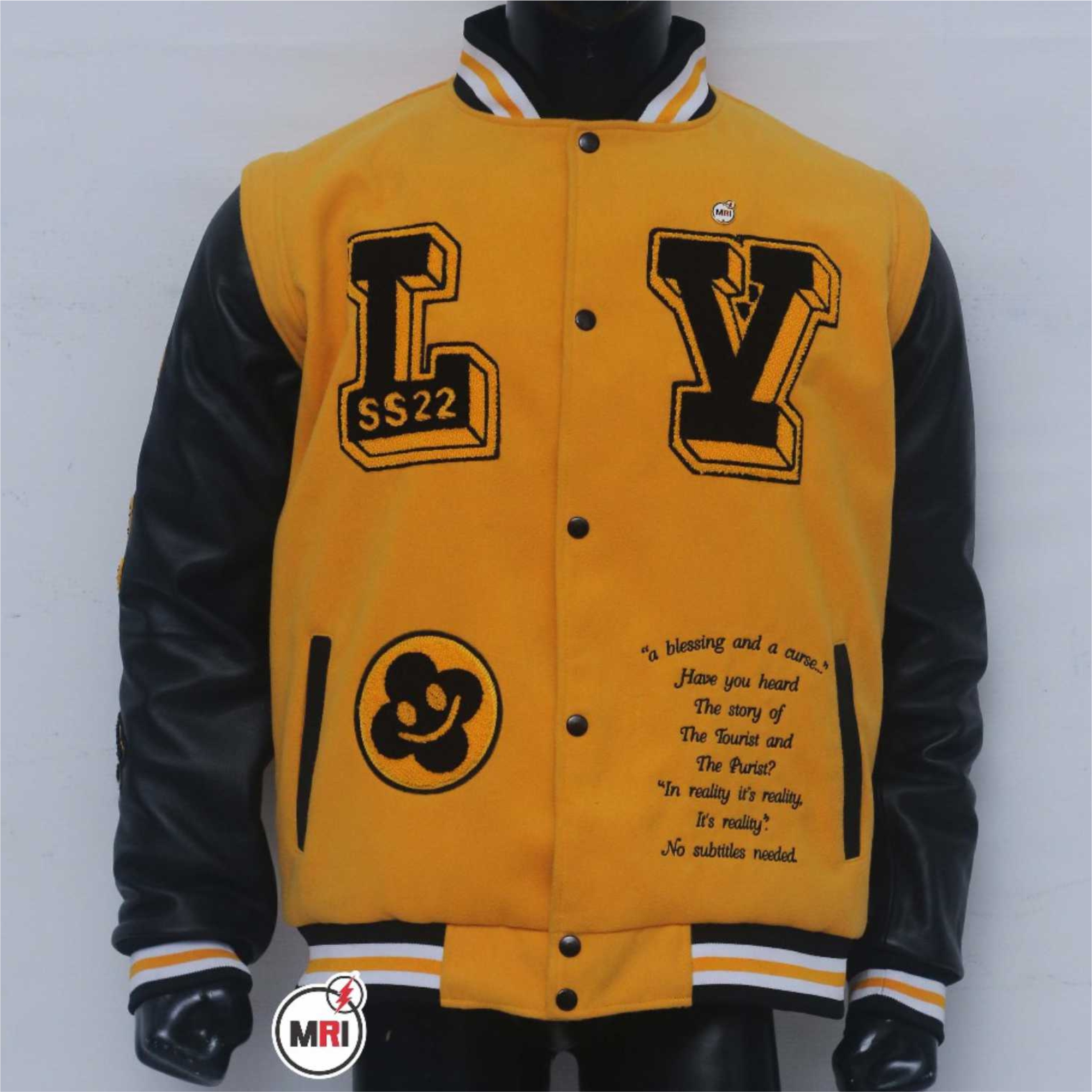 Unique Customized Varsity LV Jacket