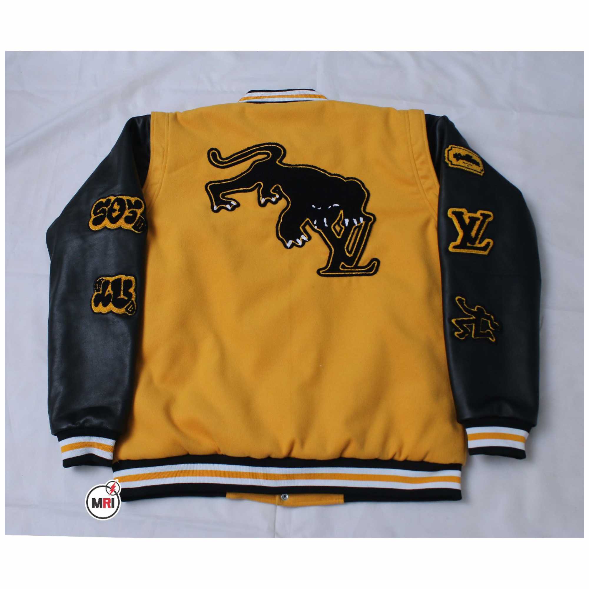 Unique Customized Varsity LV Jacket