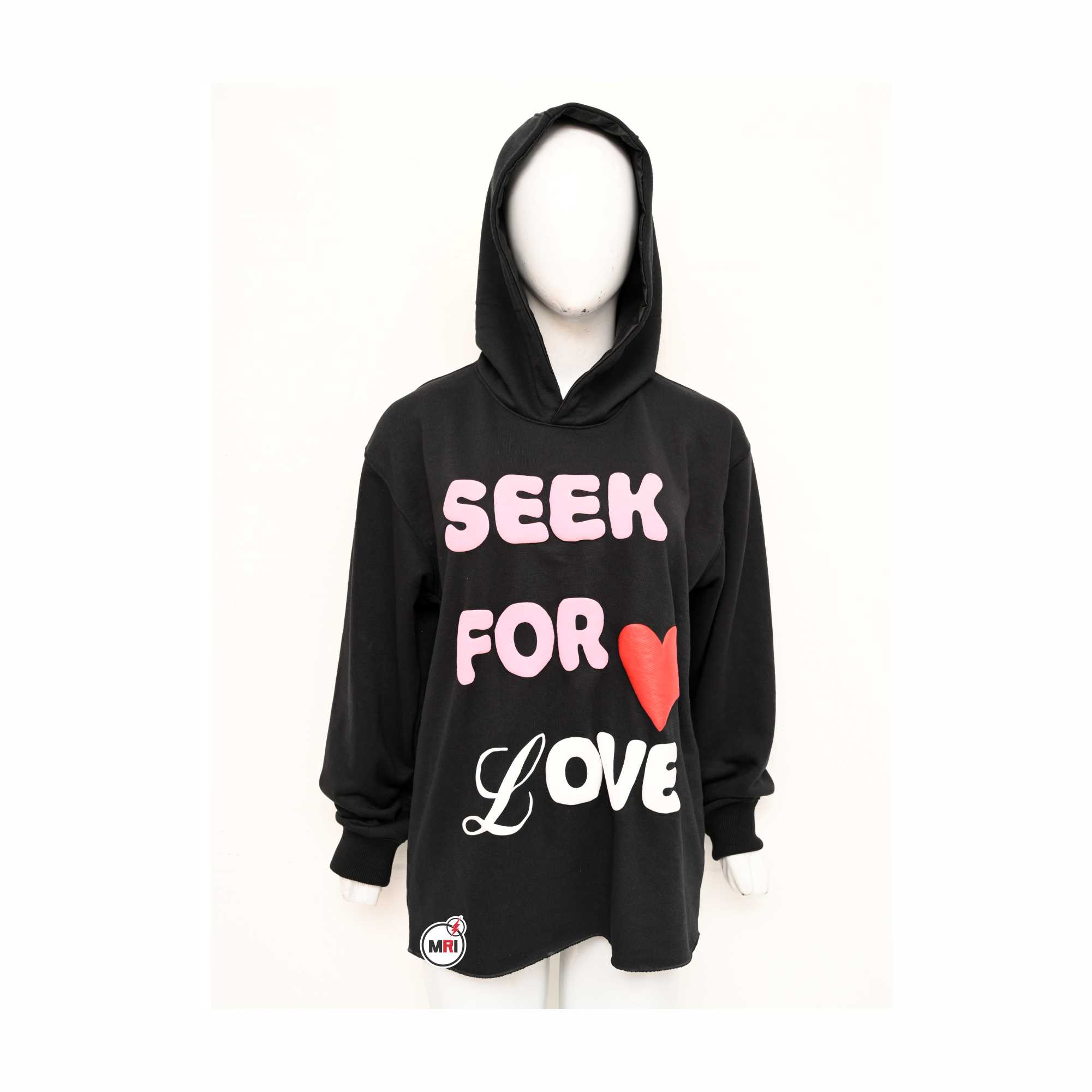 Unique Women Puff Print Hoodie