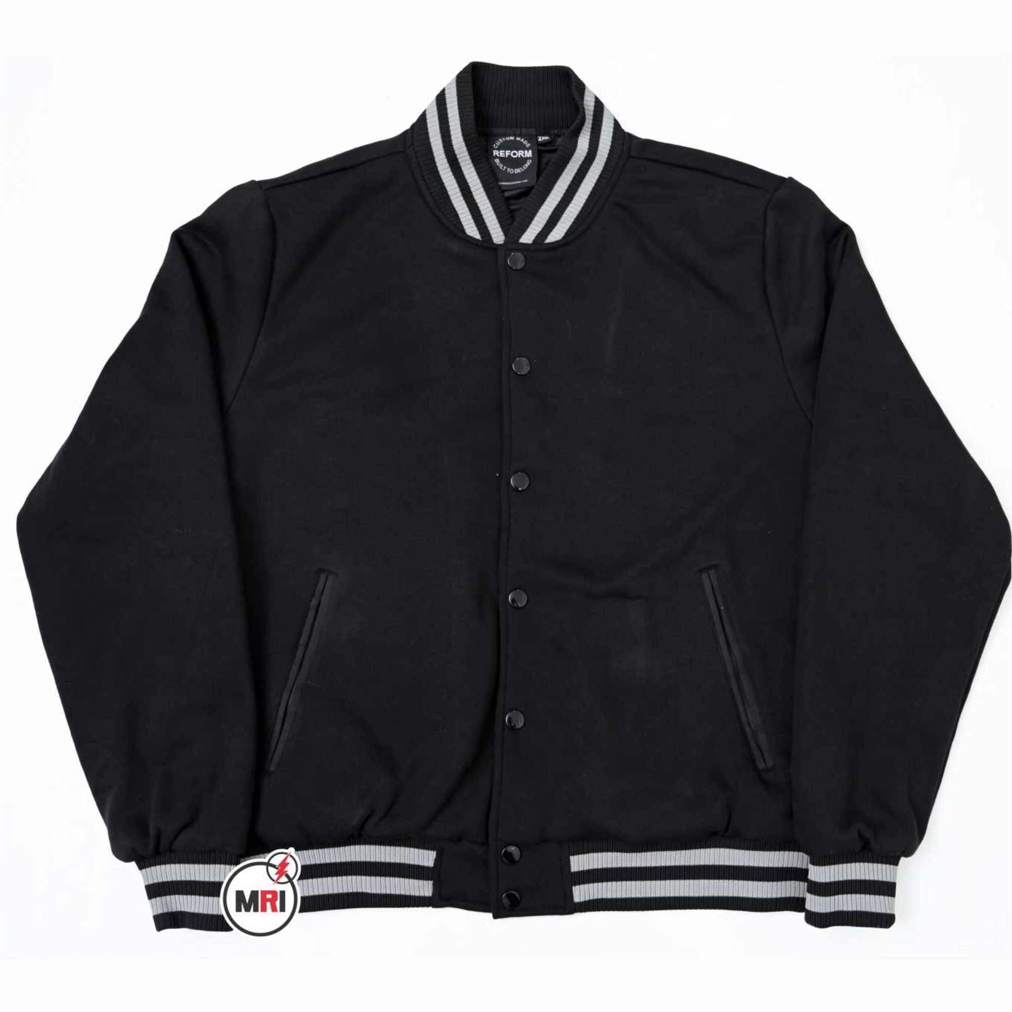 Unique Customized Black Varsity Jacket