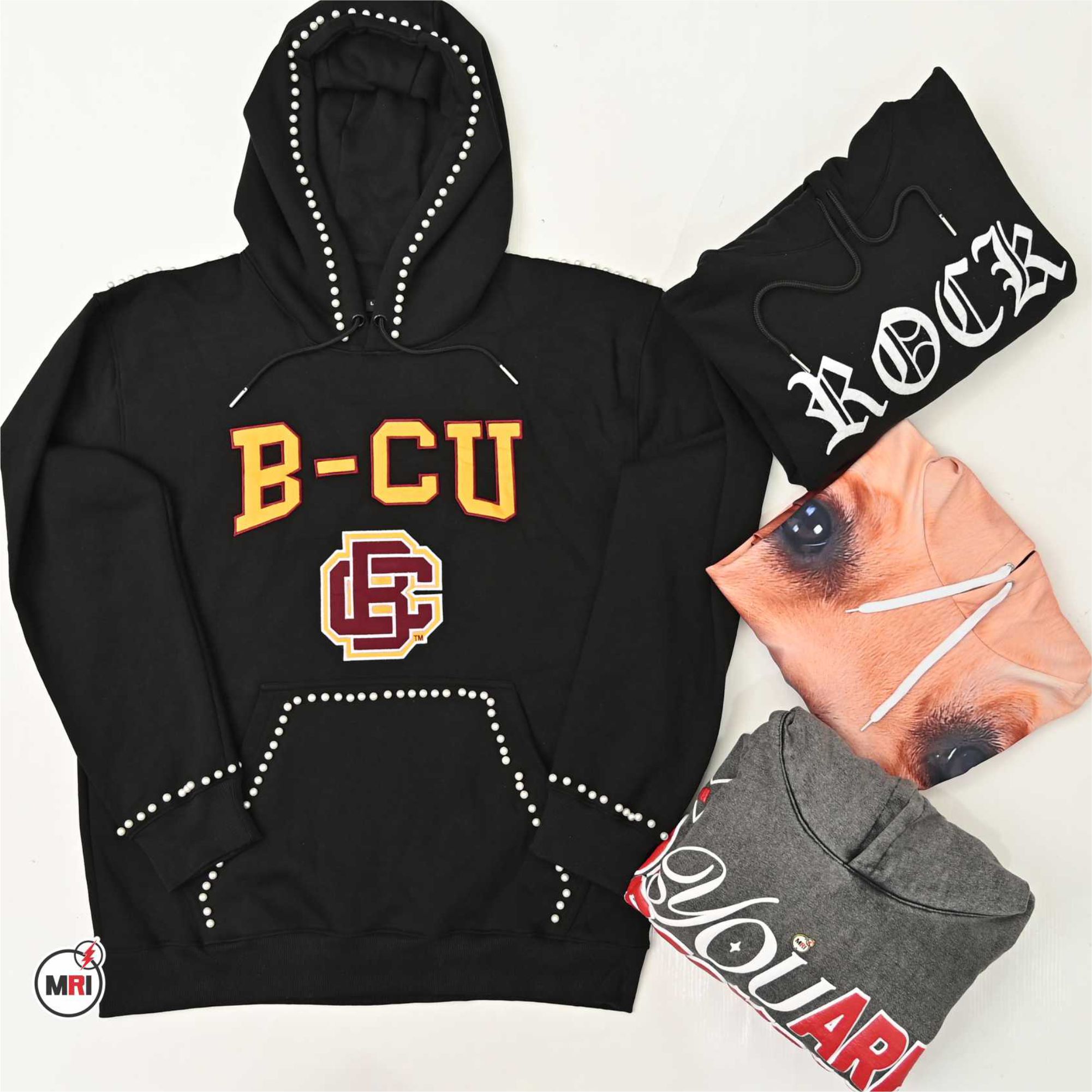 Customized Embroidery With Sublimation Hoodies