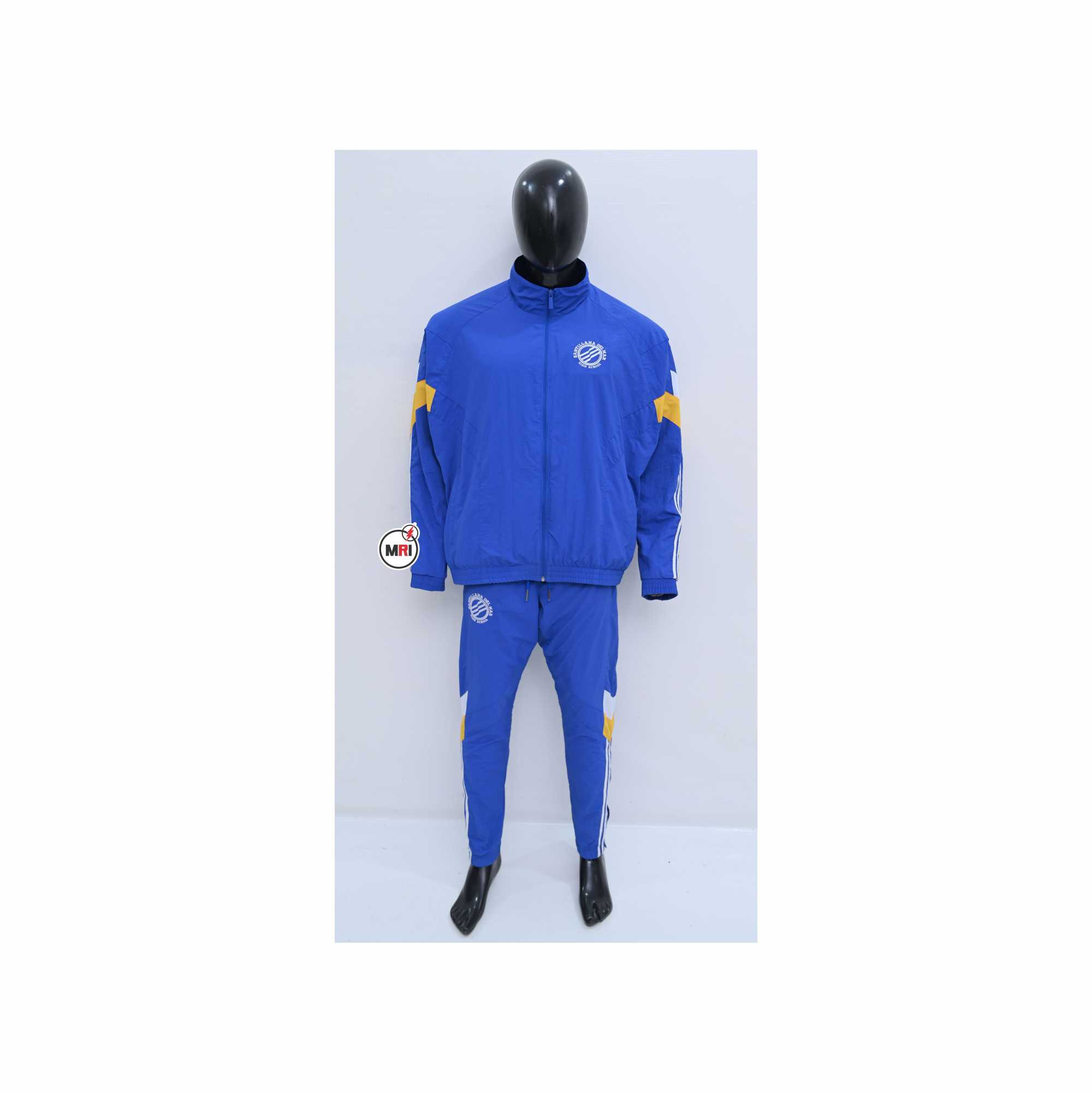 Blue Tracksuit With Embroidery work