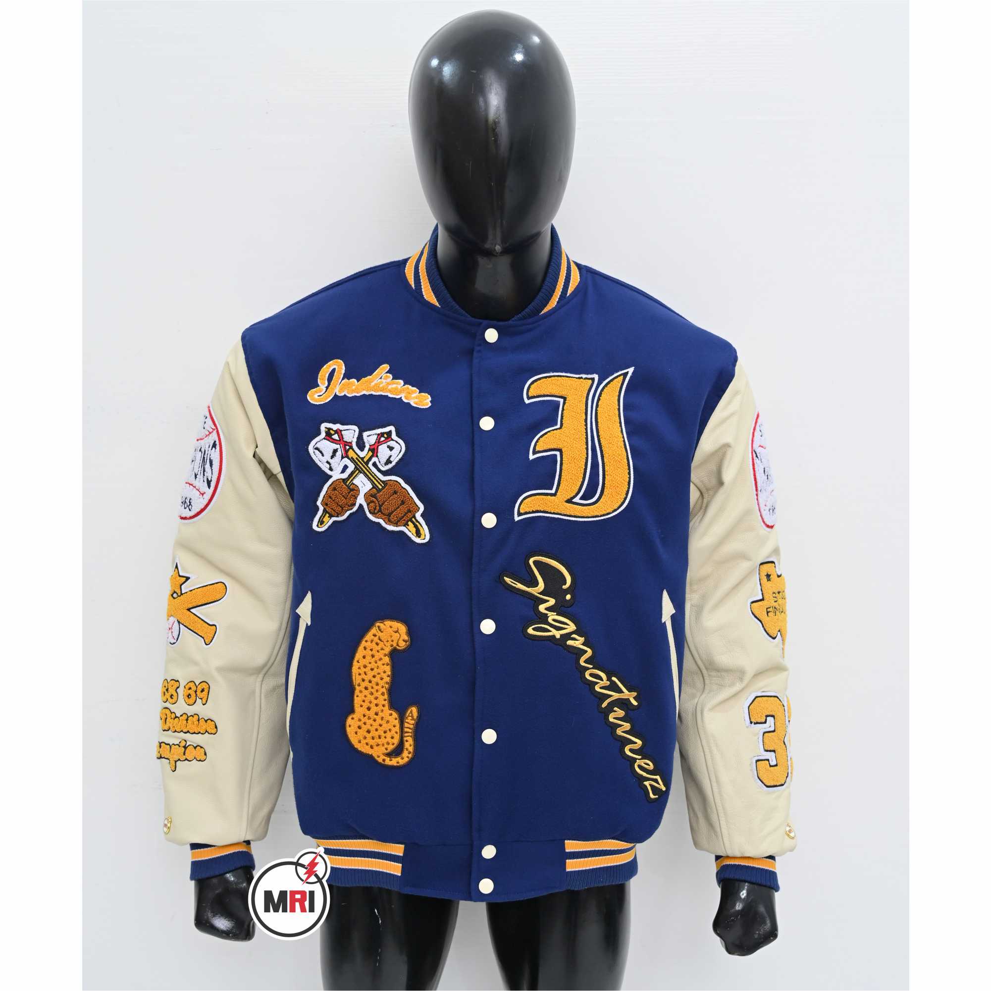 Customized Patch Work Embroidery Varsity jacket