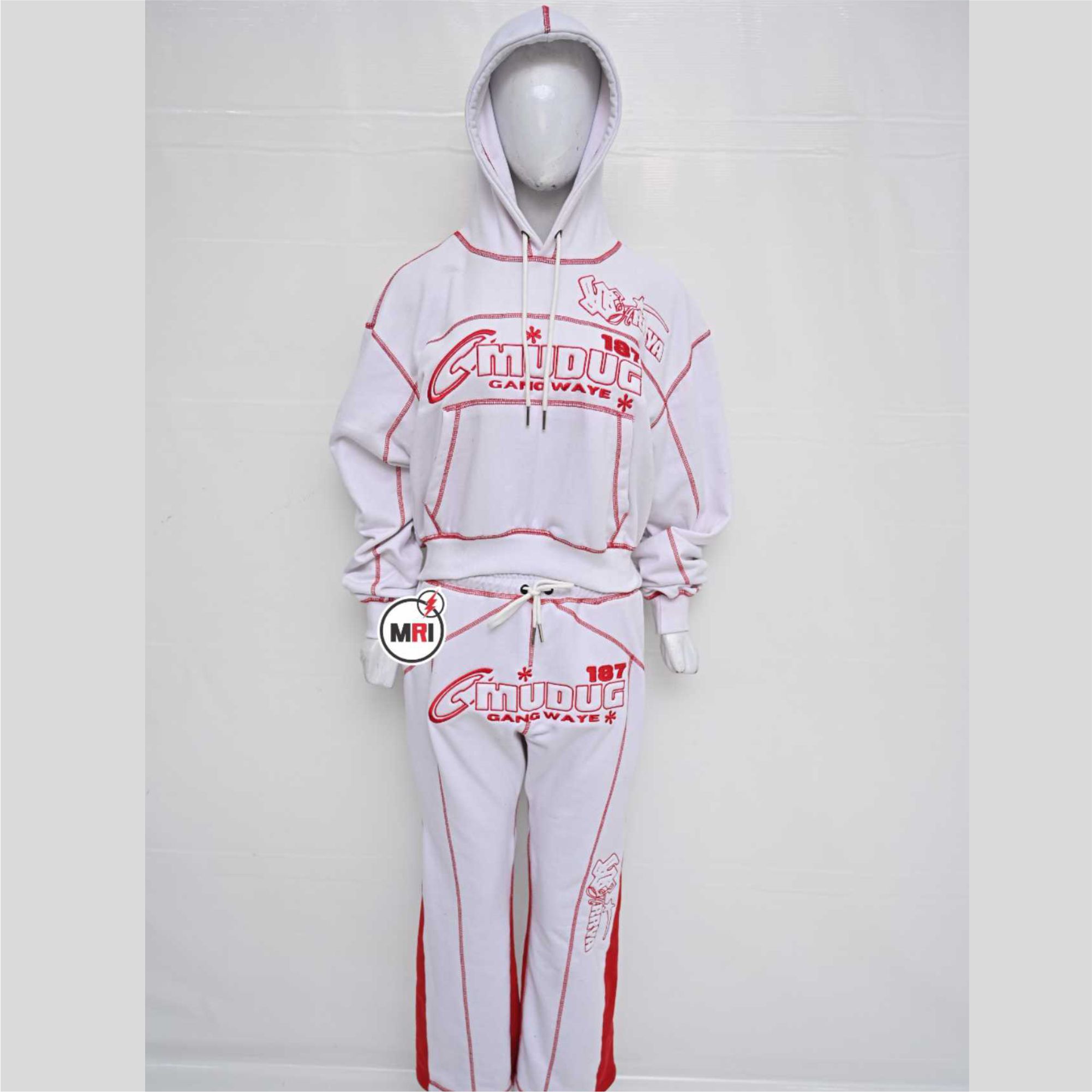 Unique 3D Embroidery Tracksuit/Jogger Set