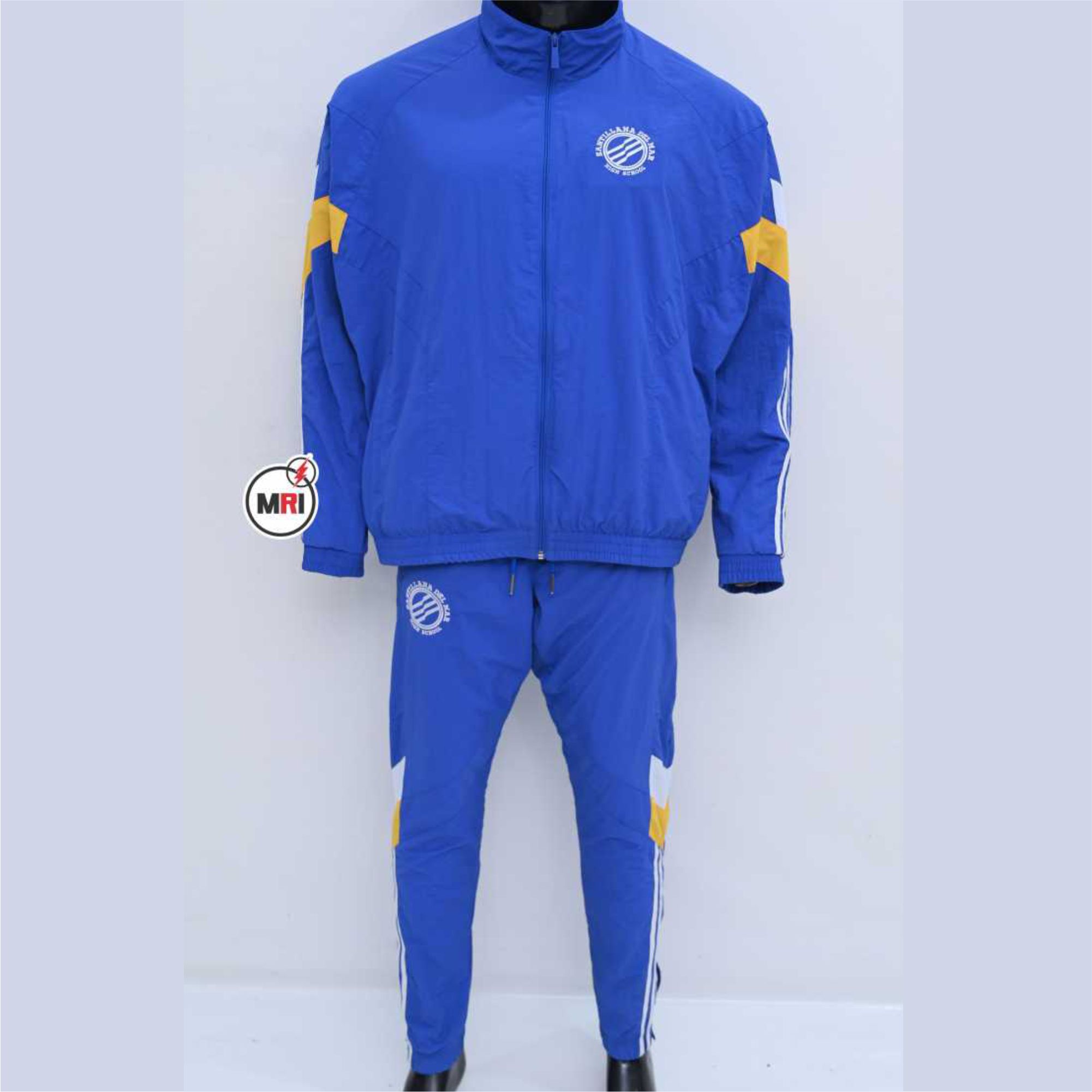 Blue Tracksuit With Embroidery work