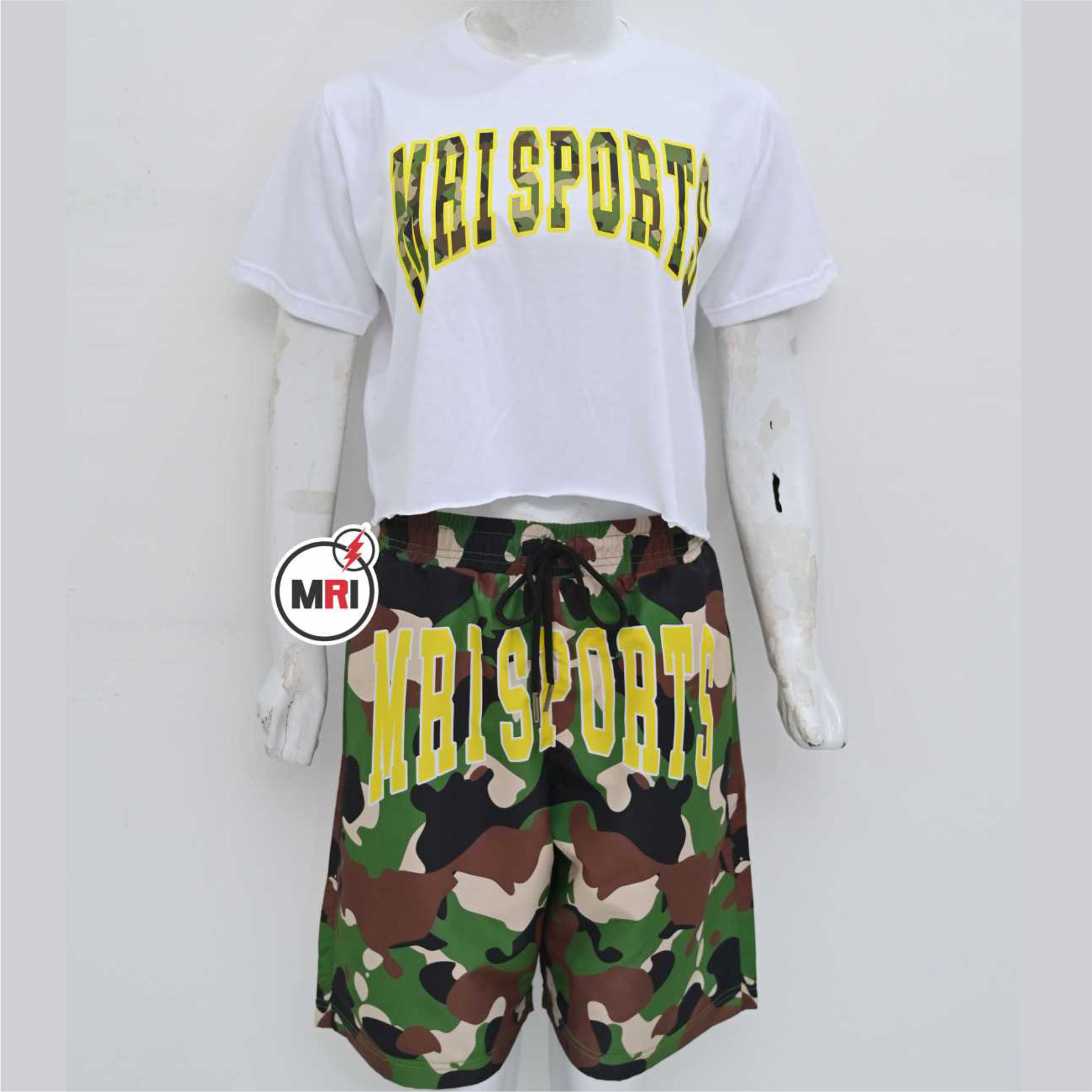 Printed T Shirt With Shorts Set