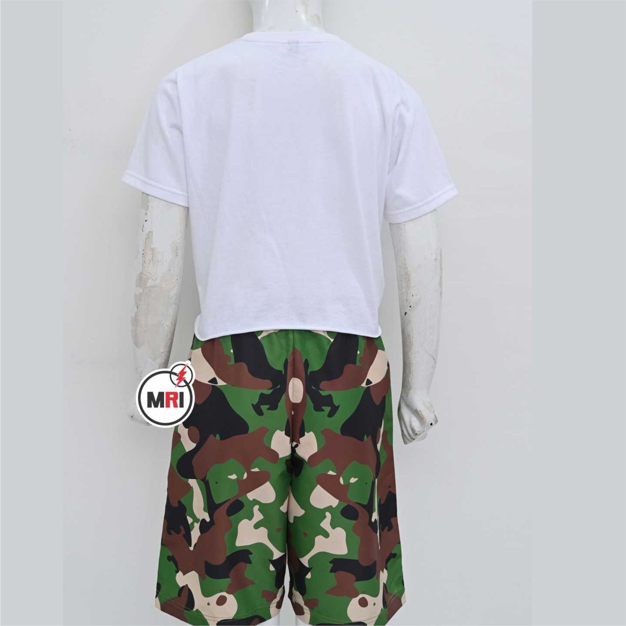 Printed T Shirt With Shorts Set