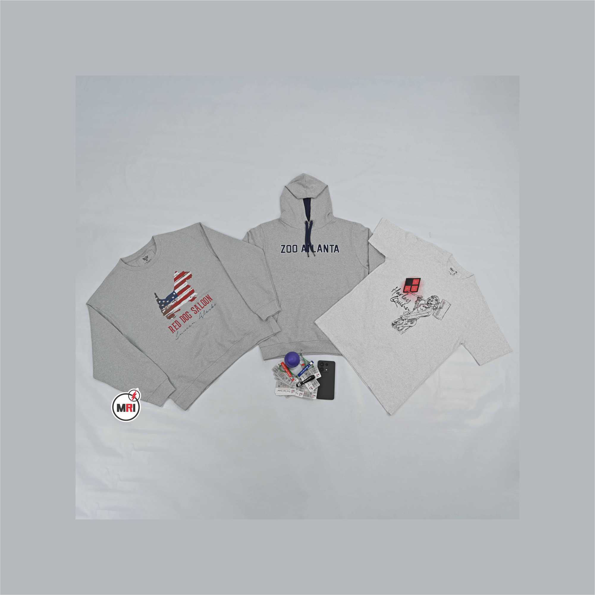 Pullover Printed Hoodie With Sweatshirt & T shirt