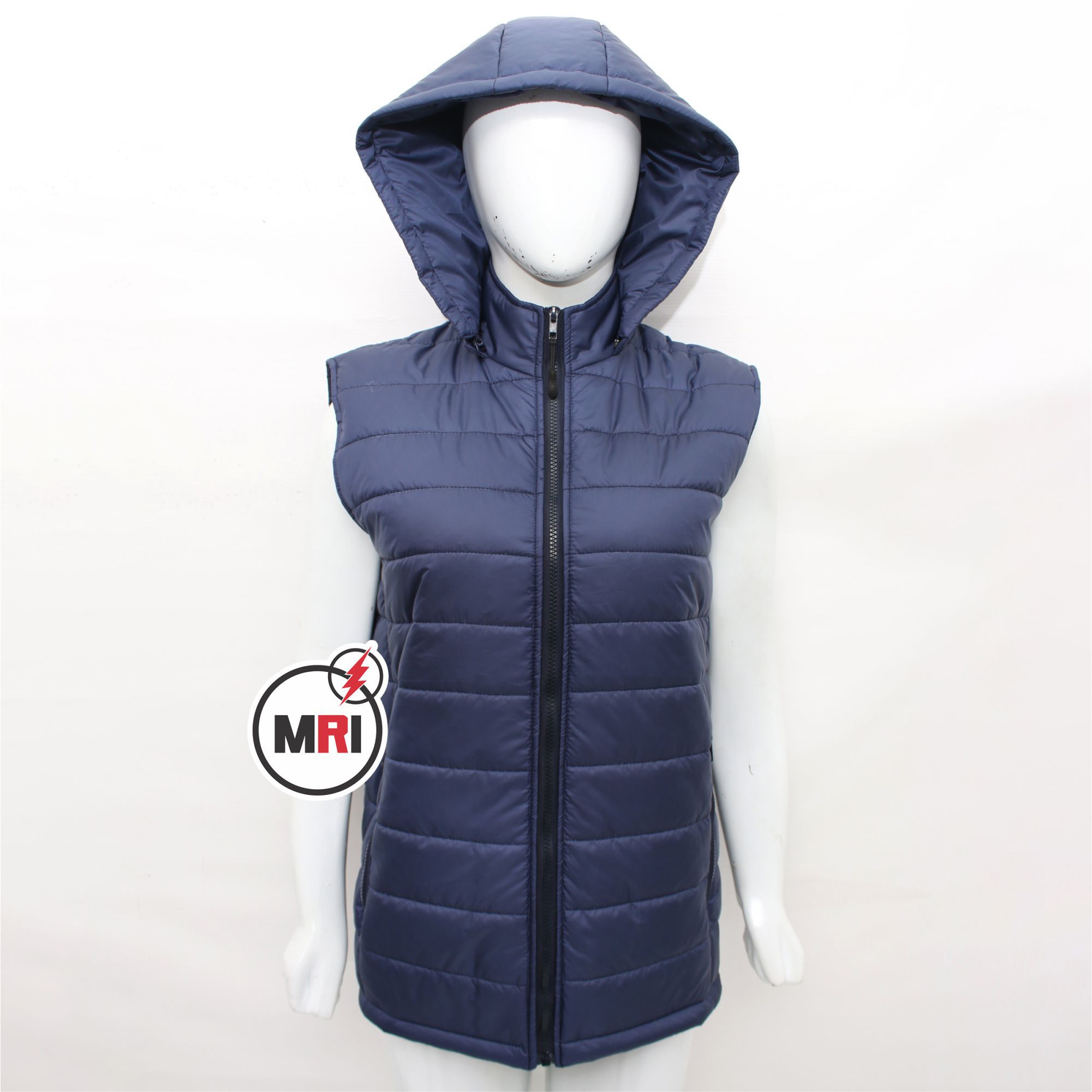 Navy Blue Custom Quilted Puffer Vest