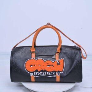 Custom Logo Latest Fashion Top Leather Duffle Bag Luxury Designer Casual Style Travel Bag Portable Luxury Decoration