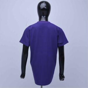 Customized v neck women t shirt with allover rhinestone and applique embroidery
