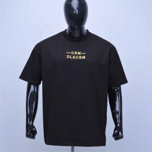 Premium Quality 100% Cotton Custom Logo Embroidery Short Sleeve O-Neck Men’s T-Shirt with Eco-Friendly & Breathable Fabric