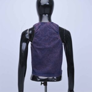Premium Vintage Acid-Washed Sleeveless Crop Top for Women’s Streetwear