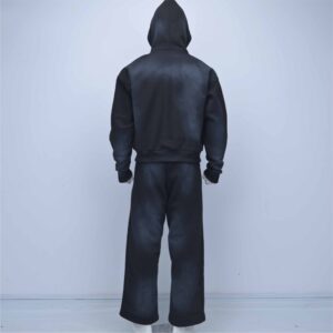 Custom Airbrush Spray Wash Full-Zip Tracksuit