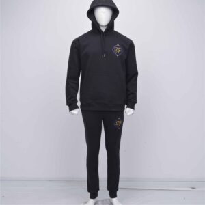 Sportswear Wholesale 100% Cotton Men’s Gym Fleece Custom Logo Breathable Windproof Embroidery Plus Size Hoodie style Tracksuits