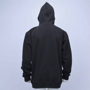 Premium Heavyweight Cotton Fleece Pullover Hoodie With Gothic Skull Graphic