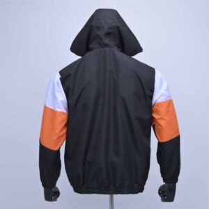 Custom Color-Block Anorak Windbreaker Jacket With Hood