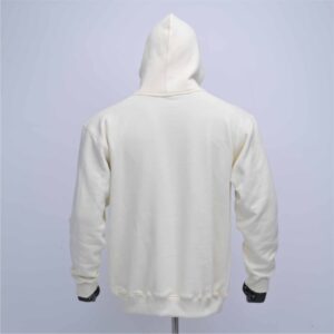 Custom Off-White Heavyweight Fleece Pullover Hoodie