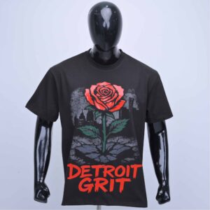 Custom Detroit Grit Screen Printed Graphic T-Shirt